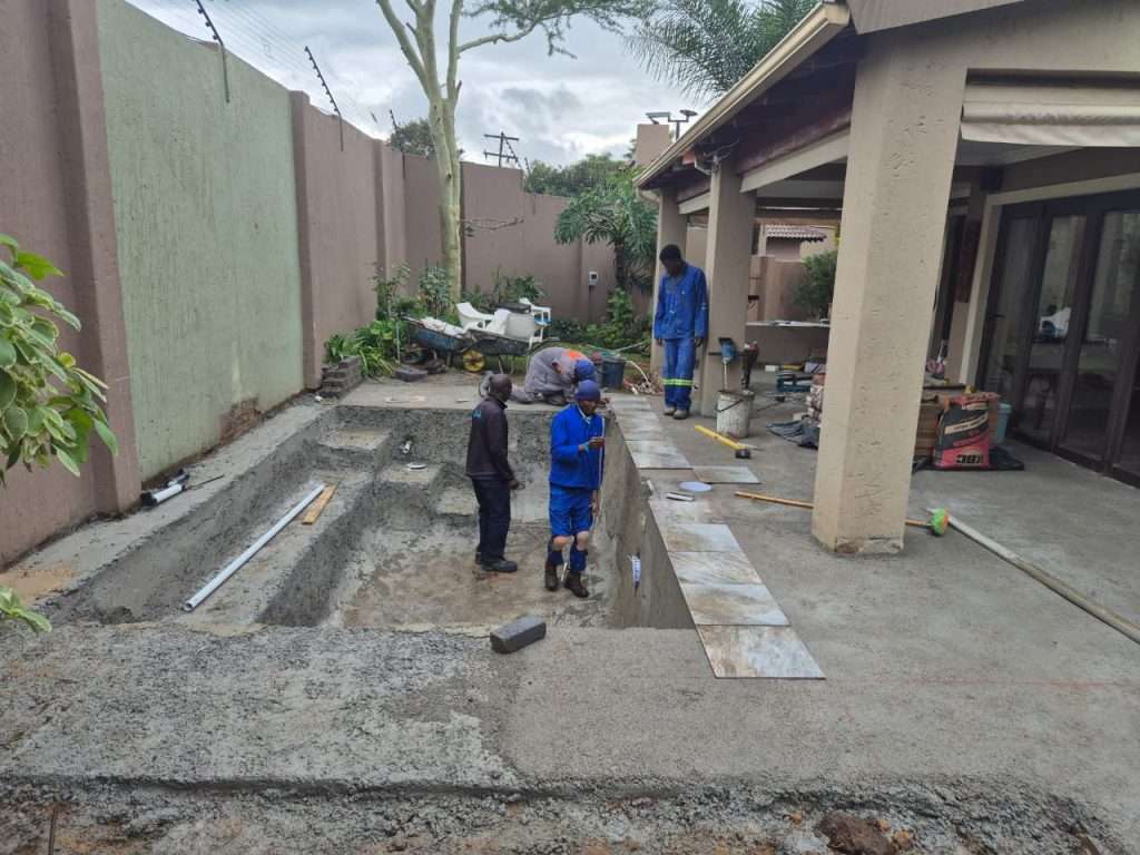 Fourways Residential Marbelite Pool Design and Installation