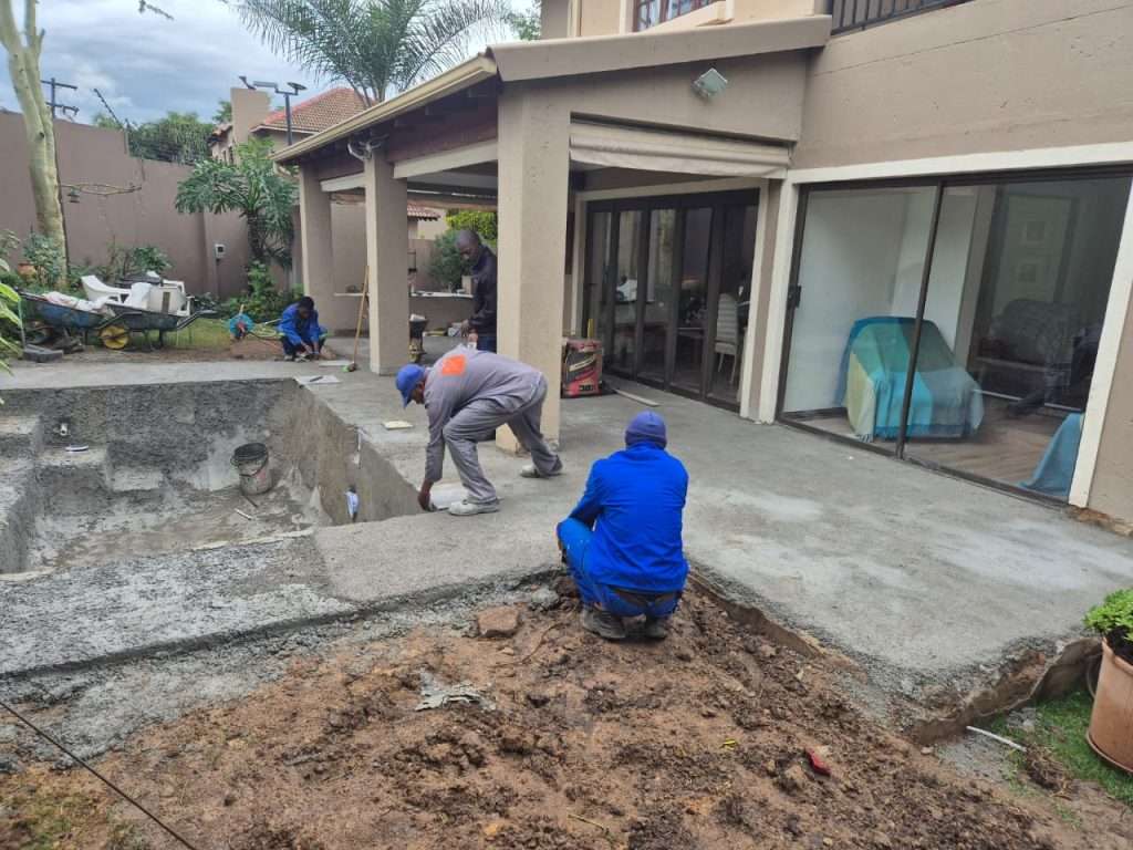 Fourways Residential Marbelite Pool Design and Installation