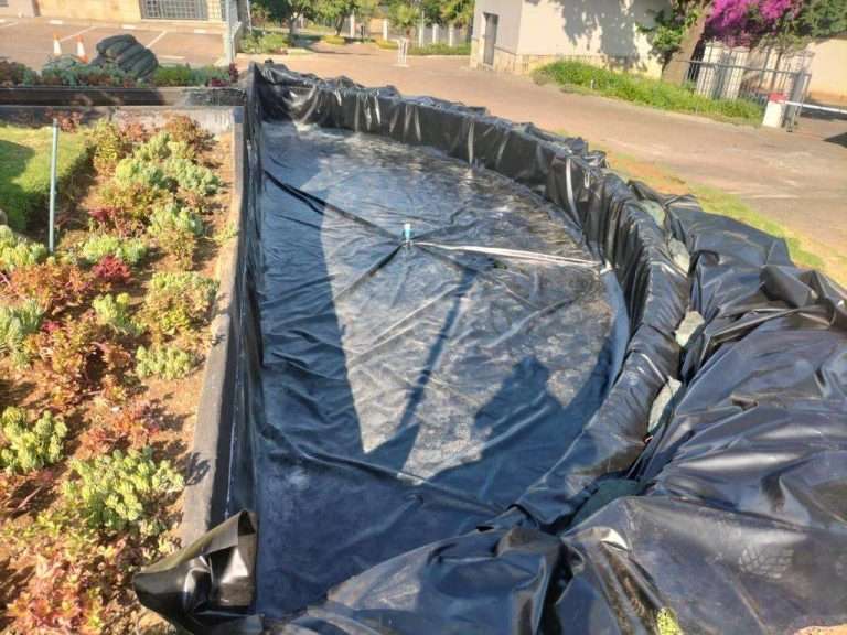 Pond Water Proofing at Freestone Office Park