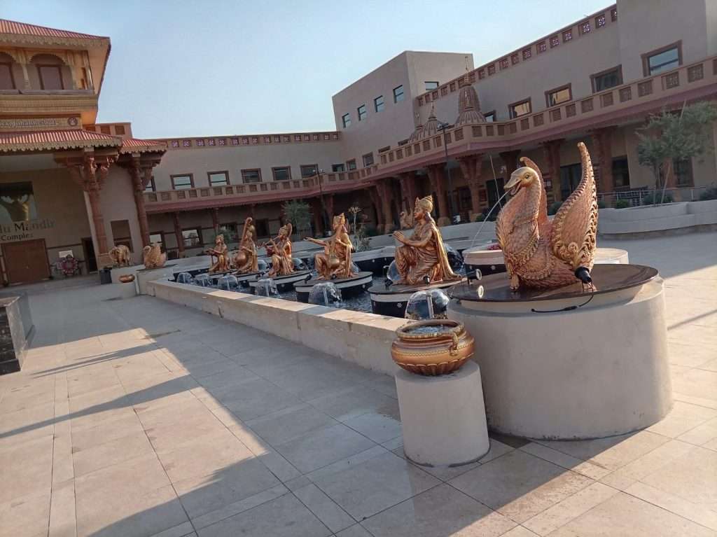 Water features installation at BAPS Johannesburg